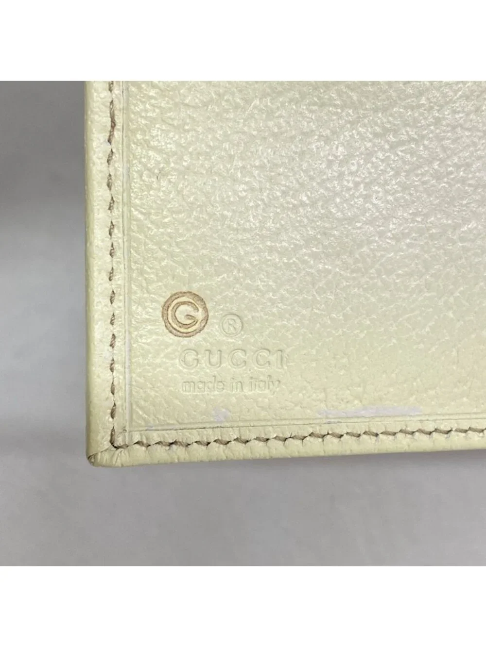 ★SOLD★ Gucci Wallet GG Canvas Abbey Pink Champagne Gold - Picture 4 of 8